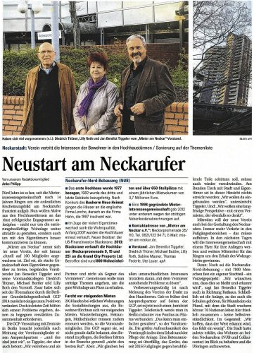 Artikel im "Mannheimer Morgen"